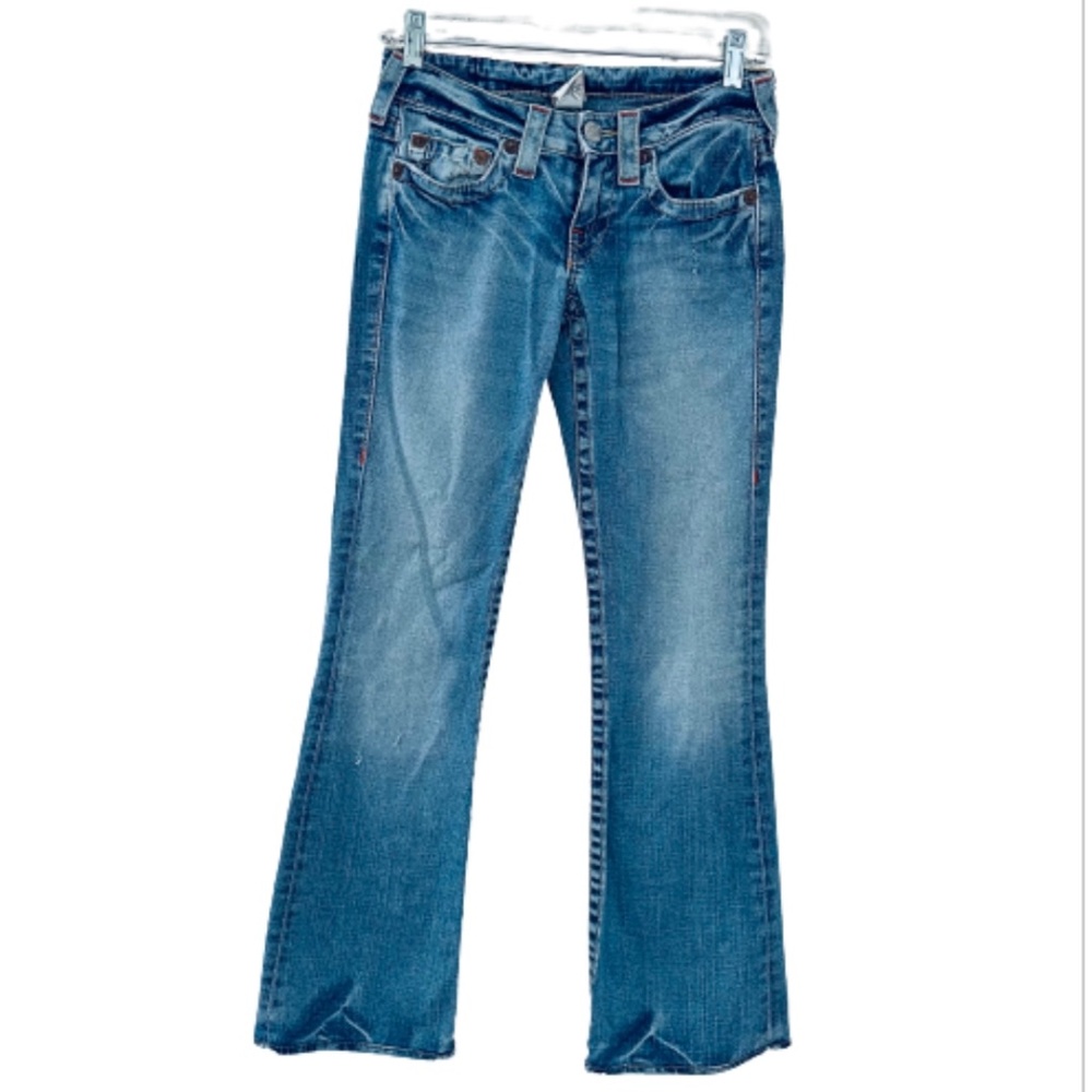 true religion women pockets bootcut denim size 26